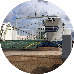 Mini Shore Power nello stretto di Messina